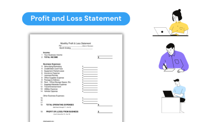 Free Profit & Loss Statement Template
